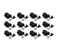 Giwnhvx Lot de 12 loquets non magnétiques à pousser pour ouvrir, tiroir, armoire, chambre à coucher