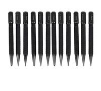 Giwnhvx Lot de 12 poinçons centraux antidérapants en acier à haute teneur en carbone de 10 cm pour alliage d'acier, métal, bois, outil de perçage