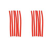 Giwnhvx Lot de 12 Protecteurs de Grille de Four en Silicone, Housse de Protection de Bord de Grille de Four, 14 Pouces de Long, Empêche Les Mains/Bras Contre Les Brûlures (Rouge)