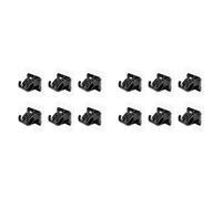 Giwnhvx Lot de 12 supports adhésifs pour percer, clips pour clous, crochets pour accrocher le de douche clous.