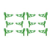 Giwnhvx Lot de 12 supports pour cadre de ruche, support de poignée, trépol, support pour cadre pour apiculture, crochet de ruche, accessoire pour apiculteur, vert