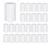 Giwnhvx Lot de 120 manchons thermorétractables pour gobelets, tasses, tasses et plus encore - 20,3 x 30,5 cm - Blanc