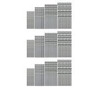 Giwnhvx Lot de 120 mini forets hélicoïdaux HSS 0,5 mm à 2,0 mm à tige droite PCB