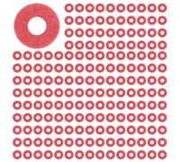 Giwnhvx Lot de 1200 rondelles isolantes en fibre isolante Rouge 3 x 8 x 0,7 mm