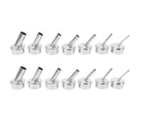 Giwnhvx Lot de 14 buses de chaleur courbées à 45 degrés 2,5/3/4/6/7/9/12 mm pour station de soudure rapide 861DW