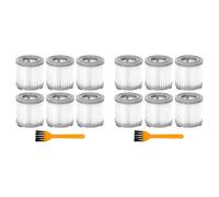 Giwnhvx Lot de 14 filtres HEPA pour aspirateur manuel JV51/53 Filtre HEPA Gris