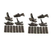Giwnhvx Lot de 140 clips de fixation pour tente de camping, tente, auvent