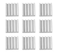 Giwnhvx Lot de 150 mini dissipateurs thermiques en aluminium 9 x 9 x 5 mm pour puce IC LED RAM