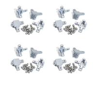 Giwnhvx Lot de 16 connecteurs d'angle à 3 voies pour fente en T standard européen 6 mm Profil d'extrusion 20 x 20 mm