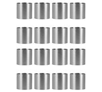Giwnhvx Lot de 16 emporte-pièces ronds en acier inoxydable pour tarte, fondant, etc