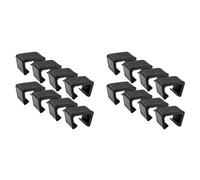 Giwnhvx Lot de 16 pinces anti-déformation pour meubles de jardin en rotin pour canapé d'extérieur en plastique