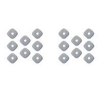 Giwnhvx Lot de 16 serpillères à franges - Séparation automatique - Rotatif - Nettoyage des sols