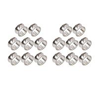 Giwnhvx Lot de 16 serviettes avec perles en alliage de boucle pour serviettes délicates ()