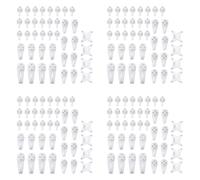 Giwnhvx Lot de 160 crochets muraux sans traces avec vis à clous, crochets multi-fonctions pour cadre de peinture