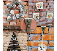 Giwnhvx Lot de 18 crochets à brique pour accrocher des photos murales en plein air, crochets de fixation pour briques, faciles à installer et à utiliser