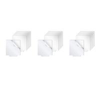 Giwnhvx Lot de 18 feuilles acryliques transparentes en fonte pour lampes LED, panneaux de table, projets de bricolage, lumières LED pour projets