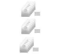 Giwnhvx Lot de 18 plaques de réparation de charnière d'armoire avec vis, supports de réparation de charnières de porte de placard dissimulés en acier inoxydable