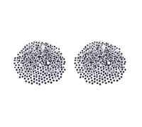 Giwnhvx Lot de 2 000 yeux mobiles autocollants pour loisirs créatifs, scrapbooking, festival, fabrication de poupées, 6 mm
