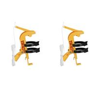 Giwnhvx Lot de 2 adaptateurs de tige d'extension de pulvérisateur, adaptateur de tige de pulvérisation, extension de pulvérisation réglable, support de réglage B