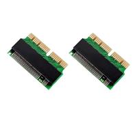 Giwnhvx Lot de 2 adaptateurs M.2 NVME SSD pour Air Pro Retina Mid 2013 2014 2015 2016 2017, pour A1465 A1466 A1398 A1502