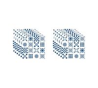 Giwnhvx Lot de 2 autocollants muraux géométriques pour cuisine, salle de bain, dortoir, salle à manger