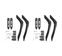 Giwnhvx Lot de 2 bases TV en acier pour écran LCD Support universel pour écran LCD 32 à 65 pouces