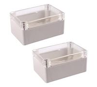 Giwnhvx Lot de 2 boîtes de jonction électroniques en plastique transparent 100 x 68 x 50 mm