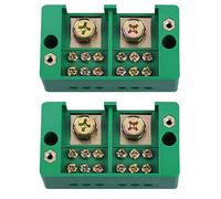 Giwnhvx Lot de 2 boîtes de jonction monophasées 5,1 cm 6 sorties pour boîte de distribution domestique 220 V (6 sorties)