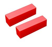 Giwnhvx Lot de 2 boîtes de rangement en plastique pour pièces de monnaie compatibles avec 20 porte-pièces, pour collectionneurs, rouge