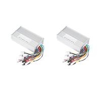 Giwnhvx Lot de 2 boîtiers de contrôle de vitesse de moteur CC sans balais 36-48 V 500 W pour vélo et scooter