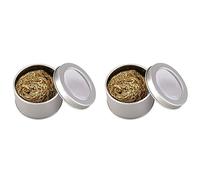 Giwnhvx Lot de 2 boules de nettoyage pour fer à souder avec étui en métal