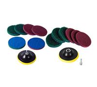 Giwnhvx Lot de 2 brosses à récurer pour carrelage - Outil de nettoyage robuste - 12,7 cm et 10,2 cm