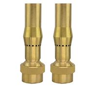 Giwnhvx Lot de 2 buses de fontaine à jet de mousse en laiton de 1,9 cm pour fontaine de jardin paysage, buse multiple réglable