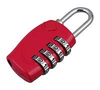 Giwnhvx Lot de 2 cadenas à combinaison réinitialisables à 4 cadrans Rose