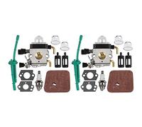 Giwnhvx Lot de 2 carburateurs pour débroussailleuse FS55 FS55R FS38 FS45 FS46 KM55 HL45 FS45L FS45C FS46C FS55C FS55RC