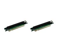 Giwnhvx Lot de 2 cartes d'extension PCI-E 16X à 90 degrés Pci-Express 16X à 16X à angle droit