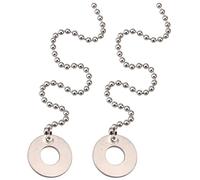 Giwnhvx Lot de 2 chaînes d'extension de cymbale en alliage de zinc pour batterie jazz utilisées pour les kits de batterie, jazz