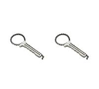 Giwnhvx Lot de 2 clés à chaîne réglables pour filtre à huile moteur automobile pour retrait et installation de filtre à huile