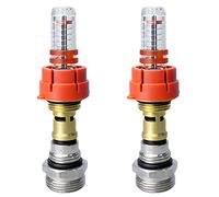 Giwnhvx Lot de 2 collecteurs en acier inoxydable pour remplacer le débitmètre pour chauffage au sol et séparateur d'eau