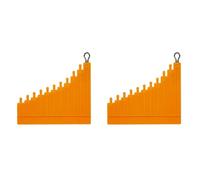 Giwnhvx Lot de 2 compteurs de cheveux de pêche à la carpe pour instrument de mesure pour plate-forme de cheveux à la carpe accessoires d'équipement de pêche pour chargeur avec méthode grossière