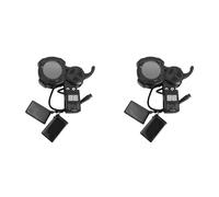Giwnhvx Lot de 2 compteurs de tableau de bord LCD 72 V pour écran scooter électrique zéro 8 9 10 8 x 10 x 11 x avec fonction de défilement de la carte