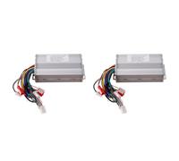 Giwnhvx Lot de 2 contrôleurs de moteur CC sans balais pour vélo électrique à 12 tubes 36 V/48 V 500 W