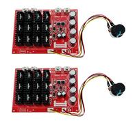 Giwnhvx Lot de 2 contrôleurs de moteur PWM DC 10-50 V 60 A haute puissance HHO RC Driver PWM