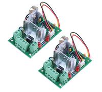 Giwnhvx Lot de 2 contrôleurs de vitesse de moteur CCM2 12 V 24 V 30 V 120 W PWM réglable Volt DC