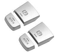 Giwnhvx Lot de 2 coques décoratives en ABS chromé pour bouton de frein à main électronique pour F10 F07 F01 X3 F25 X4 F26 F11 F06 X5 F15 X6 F16