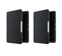 Giwnhvx Lot de 2 coques rigides ultra fines pour liseuse GLO HD 15,2 cm avec fonction veille automatique (noir)