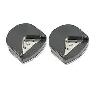 Giwnhvx Lot de 2 coupe-papier d'angle ronds portables de 4 mm pour photo