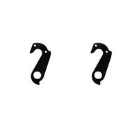 Giwnhvx Lot de 2 crochets de dérailleur pour jantes R2 R3 R5 CA S2 S3 S5 Team VWD Road Bike arrière Noir