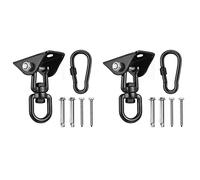Giwnhvx Lot de 2 crochets de suspension pour chaise de plafond pivotant à 360° 450 kg pour sac de frappe, hamac, yoga, etc