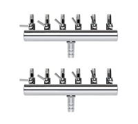 Giwnhvx Lot de 2 distributeurs d'air à 6 voies pour aquarium